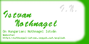 istvan nothnagel business card